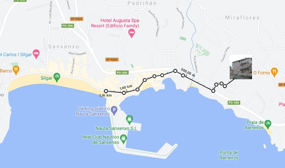 Appartamento Edificio Bélgica Sanxenxo Esterno foto